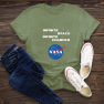 Comfortable Short-sleeved T-shirt Dark Nasa Space Series NSSN1446