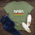 comfortable short-sleeved T-shirt dark nasa space series NSSN1450