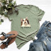 comfortable casual cat pure cotton short-sleeved T-shirt NSSN1457