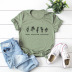 youth small flowers and comfortable short-sleeved T-shirt NSSN1464