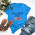 wreath letters comfortable short-sleeved T-shirt NSSN1468