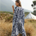 Summer fashion silk velvet sunscreen clothing mid-length bat sleeve NSDF1485