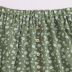summer new women s floral short skirt small daisy wood ear print wrinkle skirt  NSDF1540