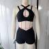 New Bikini Swimsuit Feminine Pure Color Split Swimwear NSZO1581