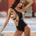 one-shoulder sexy ladies one-piece swimsuit NSZO1630