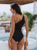 one-shoulder sexy ladies one-piece swimsuit NSZO1630