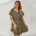 fashion plus size women s print floral dress  NSKA1653