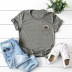  comfortable casual cotton short-sleeved women s T-shirt NSSN1658