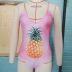 Bikini de una pieza con estampado de traje de baño caliente NSZO1695