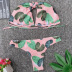  printing ladies split swimsuit bikini NSZO1704