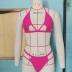 solid color split hollow swimsuit bikini  NSZO1728