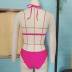 bikini de traje de baño hueco dividido de color sólido NSZO1728
