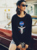  women s round neck long sleeve street casual hoodies NSSN1753