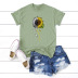  casual sunflower short sleeve women s t-shirt NSSN1771