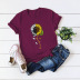 casual sunflower short sleeve women s t-shirt NSSN1771
