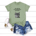 casual cat print short-sleeved women s T-shirt NSSN1780