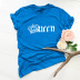 casual crown letter short sleeve women s T-shirt NSSN1806