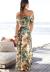  fashion printed chest-wrapped one-shoulder dress NSYF1845