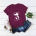 Casual Mermaid Print Short-sleeved Women S T-shirt NSSN1775