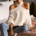 strapless sexy loose pullover sweater NSAC27364