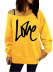LOVE letter printing long-sleeved sweatshirt NSOY27423