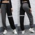 loose color matching casual sports pants   NSJR27494