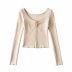 fashion fold chest top NSAC27599