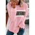 autumn and winter new leopard print long-sleeved round neck casual sweatshirt NSKX27612