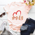 Camiseta con estampado de corazón de San Valentín NSSN27616
