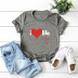 I love life letter printing top NSSN27621