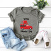 Valentine s Day Red Car printed T-Shirt  NSSN27629