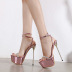 ultra-high-heeled transparent sandals NSCA27683