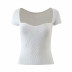 low-neck knitted T-shirt  NSLD27728