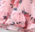 puff sleeve pink dress NSAM27833