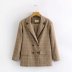 spring and autumn fashion casual checked small suit   NSAM27845