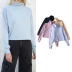 fashion small high-neck pullover sweatshirt NSLD27883