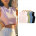 Fashion color matching temperament V-neck knitted vest   NSLD27893