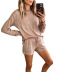 spring and summer new solid color long-sleeved loose casual home suit  NSZH27958
