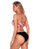 new style color striped bow sexy high waist bikini swimsuit  NSHL27971