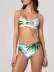 new split high waist coconut tree print sexy bikini swimsuit  NSHL27978