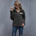 spring new fashion loose hedging high-neck solid color sweatshirt NSDF28100