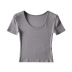 round neck short-sleeved T-shirt  NSAC28192