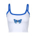 sexy hit color butterfly print camisole vest NSLQ28220