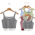 casual and simple houndstooth knitted small vest  NSLD28343