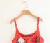 spring suede embroidery flower vest NSAM28376