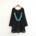 spring holiday style tassel halter blouse  NSAM28380
