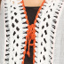 plus size hand crochet stitching beach blouse  NSOY28425