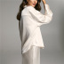 lapel long-sleeved loose blouse  NSFD28528