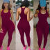 sexy slim solid color jumpsuit  NSZH28676