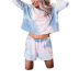tie-dye printing long-sleeved casual home set NSZH28677